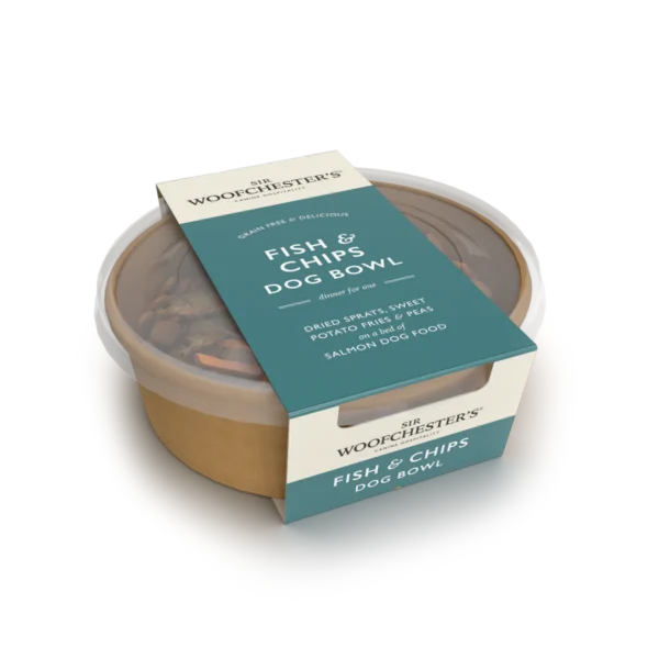 Fish & Chips Dog Bowl