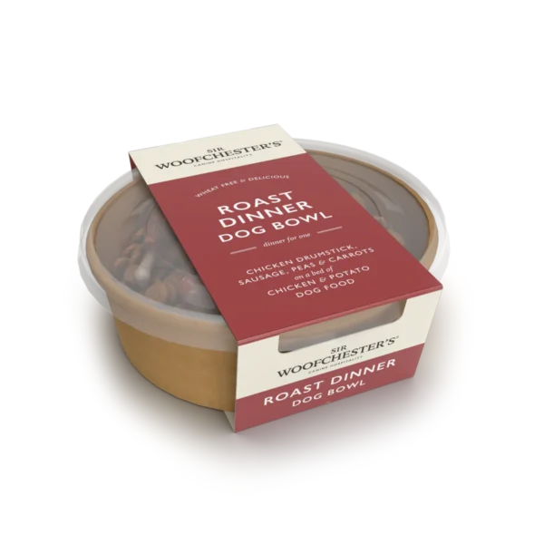 Roast Dinner Dog Bowl